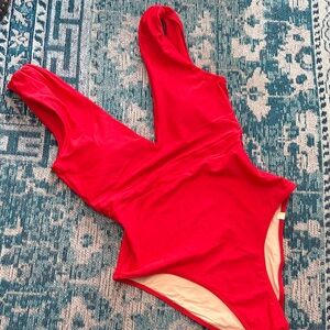 Summersalt Red One-Piece Swimsuit